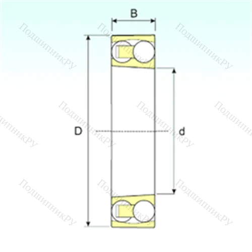 Подшипник шариковый радиальный самоцентрирующийся 2314 K