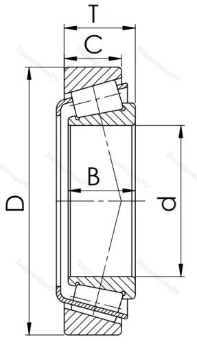 Конический роликовый подшипник 7510 (32210) в Калининграде