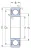 Однорядный шариковый подшипник 6017 2RS 1/C 3 от производителя  SKF Однорядный шариковый подшипник 6017 2RS 1/C 3 от производителя  SKF