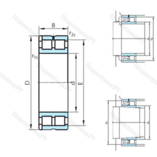 Подшипник роликовый радиальный  512-24