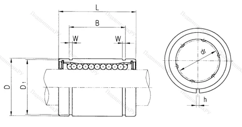 Подшипник LM 20 UU AJ в Калининграде