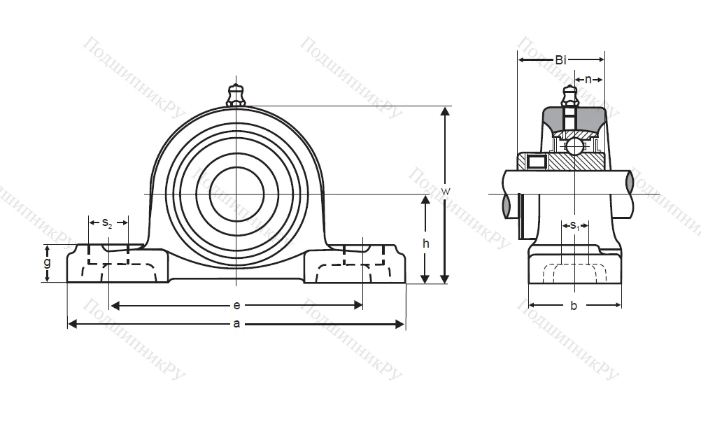 Подшипниковый узел UCP 210 ASAHI в Калининграде