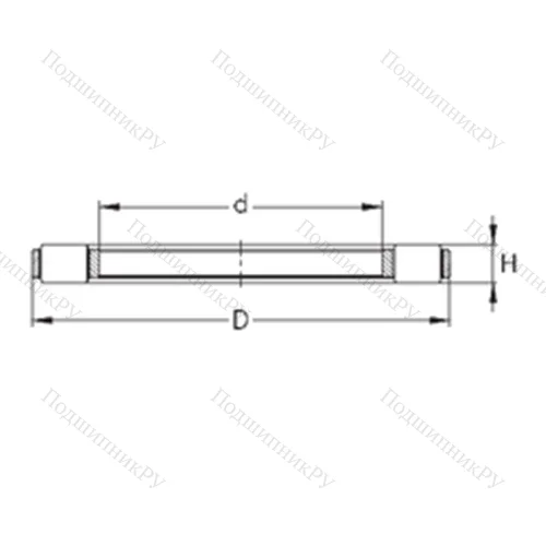 Подшипник роликовый упорный K 81156-MB