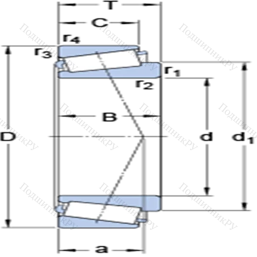 Однорядные конические роликоподшипники 32232 J 2 от производителя  SKF Однорядные конические роликоподшипники 32232 J 2 от производителя  SKF