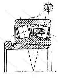 Модификация подшипника 40-73611К размер 55x130x46/59,2 от производителя  ГПЗ-6 Модификация подшипника 40-73611К размер 55x130x46/59,2 от производителя  ГПЗ-6