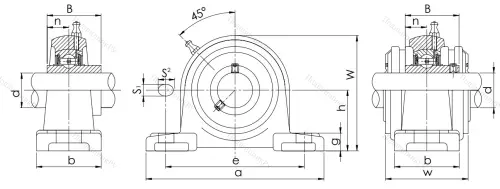 Подшипниковый корпус  P 206 в Калининграде