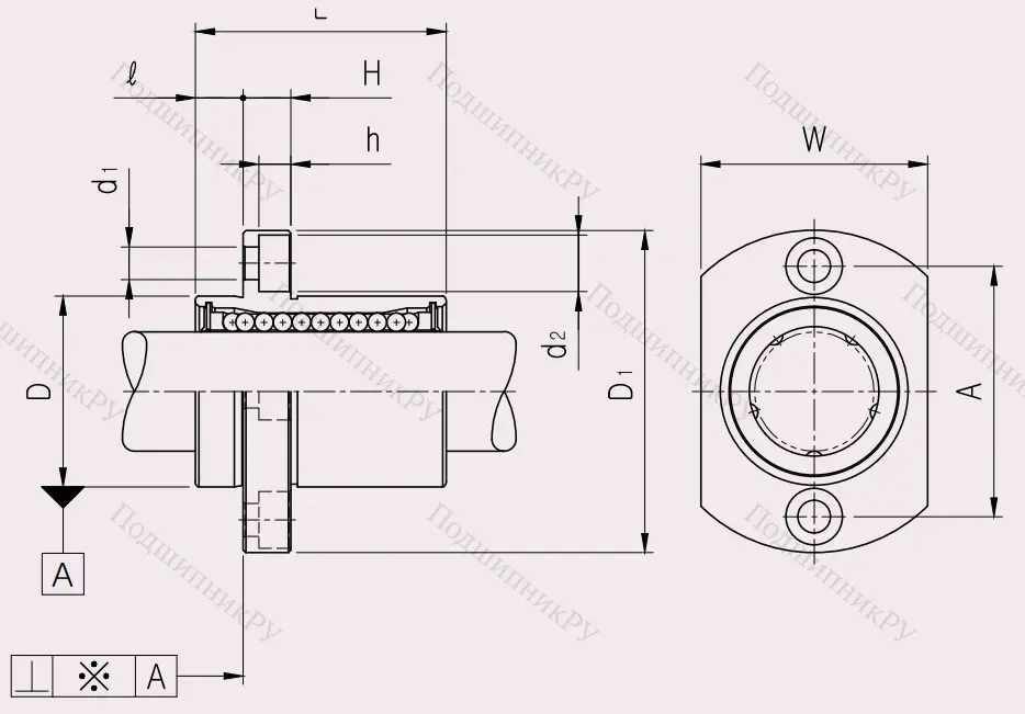 Подшипник LMH 10 UU в Калининграде