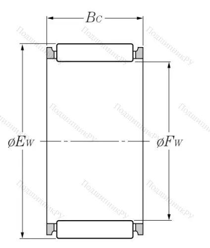 Подшипник K 12x15x13 V 1 JP (NTN) в Калининграде