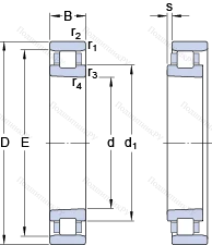 Подшипник N 1014 KTN/SP