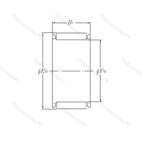 Подшипник игольчатый радиальный K 50?55?13.5