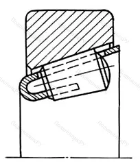 Модификация подшипника 977907К1 размер 33,02x49,225x12,4 от производителя  ГПЗ-1 Модификация подшипника 977907К1 размер 33,02x49,225x12,4 от производителя  ГПЗ-1