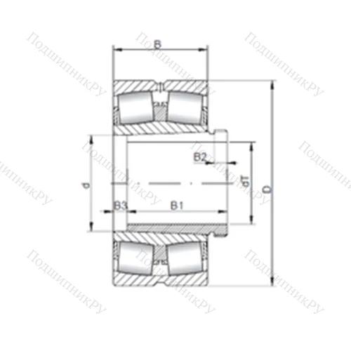 Подшипник роликовый радиальный самоцентрирующийся 24122 K 30CW 33+AH 24122 от производителя  CX Подшипник роликовый радиальный самоцентрирующийся 24122 K 30CW 33+AH 24122 от производителя  CX