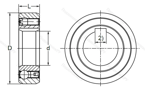Подшипник обгонной муфты  CSK 25 P в Калининграде