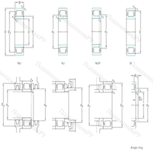 Подшипник роликовый радиальный
