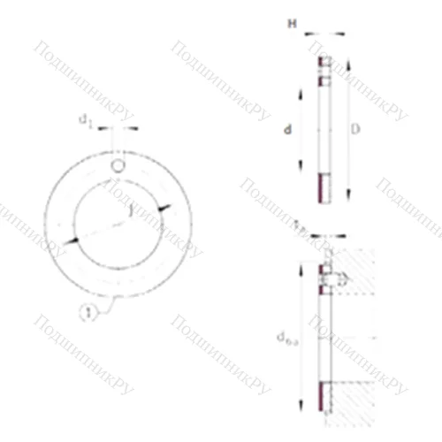Подшипник скольжения EGW 26-E 40-B