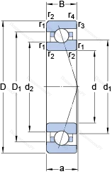 Подшипник 7010 CE/HCP 4BVG 275