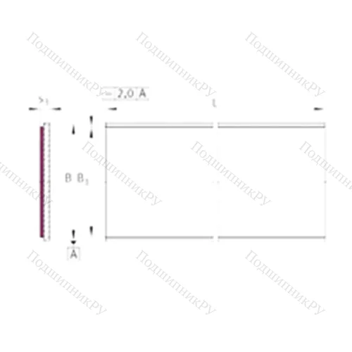 Подшипник скольжения EGS 20260-E 40-S 3E