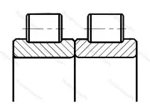 Модификация подшипника 712507У2 размер 35x64x23