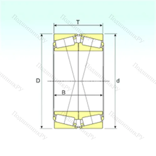 Подшипник роликовый радиально-упорный 31326XJ/DF от производителя  ISB Подшипник роликовый радиально-упорный 31326XJ/DF от производителя  ISB