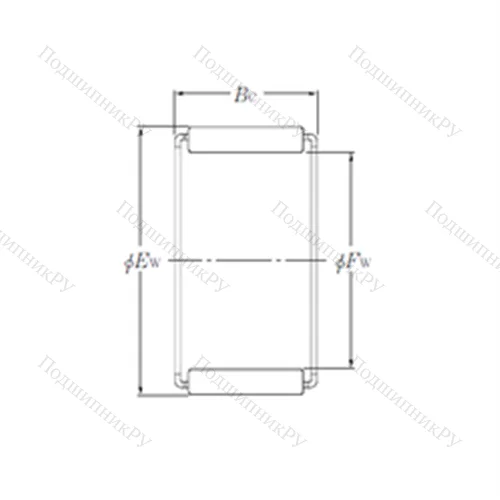 Подшипник игольчатый радиальный PCJ 566424
