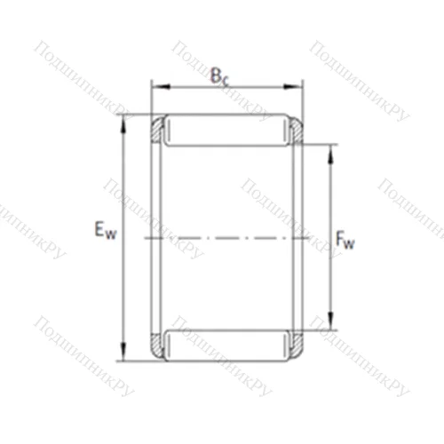 Подшипник игольчатый радиальный KZK 14,4x20,4x10
