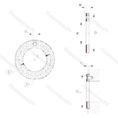Подшипник скольжения EGW 14-E 50
