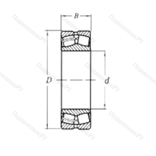 Подшипник роликовый радиальный самоцентрирующийся 22356MW 33 от производителя  CRAFT