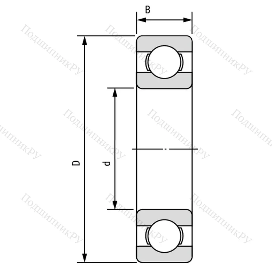 Подшипник  29 (629) размер 9x26x8
