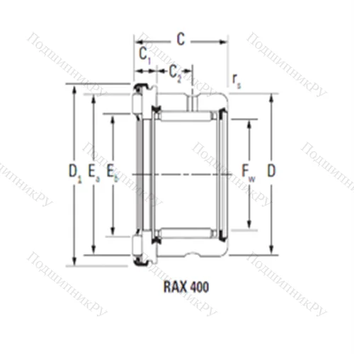 Подшипник комбинированный RAX 420
