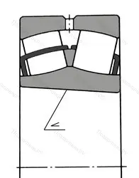 Подшипник  24134K (4153734) размер 170x280x109 от производителя  SKF