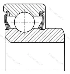 Модификация подшипника 6-520906 размер 31x49x17