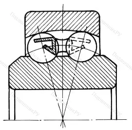 Подшипник  961066 размер 6x22x11/7 от производителя  ГПЗ-5 Подшипник  961066 размер 6x22x11/7 от производителя  ГПЗ-5