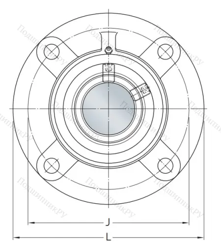 Подшипниковый узел  FYRP 1.7/16-3 в Калининграде Подшипниковый узел  FYRP 1.7/16-3 в Калининграде