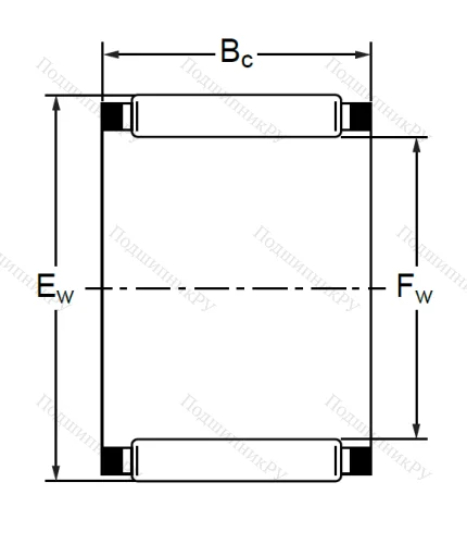 Подшипник K 40x50x15 (KT) в Калининграде