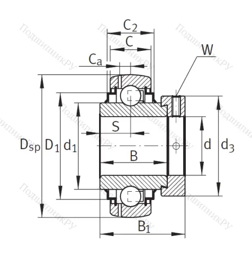 Подшипник GNE 100 KRRB в Калининграде