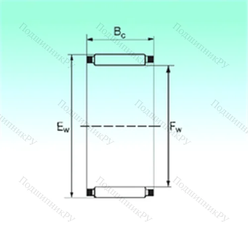 Подшипник игольчатый радиальный K 25x29x10 от производителя  NBS