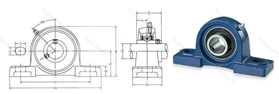 Подшипниковый узел UCLP 201
