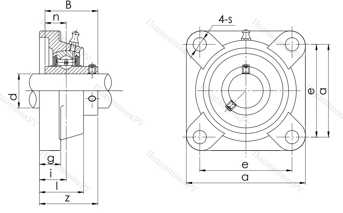 Подшипниковый корпус  F 208 в Калининграде