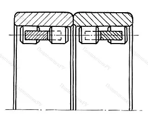 Модификация подшипника 4-3572114 размер 82x110x60 от производителя  ГПЗ-1