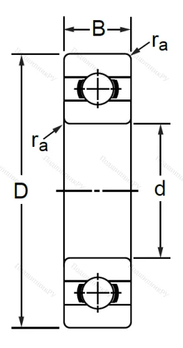 Дюймовый шариковый подшипник RLS 10 (LJ 1.1/4) в Калининграде