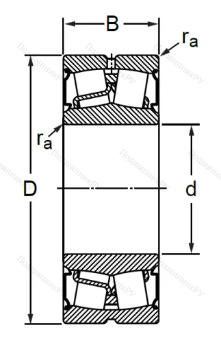 Сферический роликовый подшипник BS 2-2215 2CS (BS 2-2215 2CS) в Калининграде
