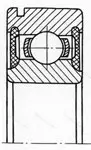 Подшипник  6011-2ZN (450111) размер 55x90x18 от производителя  SKF