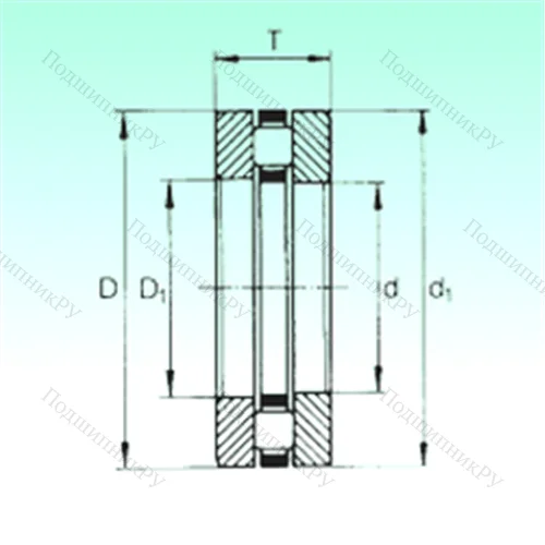 Подшипник роликовый упорный 81252-M от производителя  NBS Подшипник роликовый упорный 81252-M от производителя  NBS