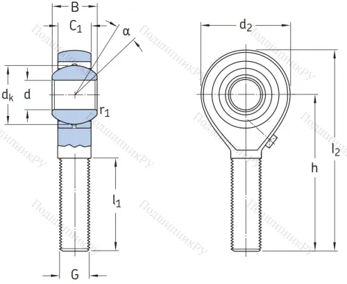 Шарнирная головка POS 8 L в Калининграде