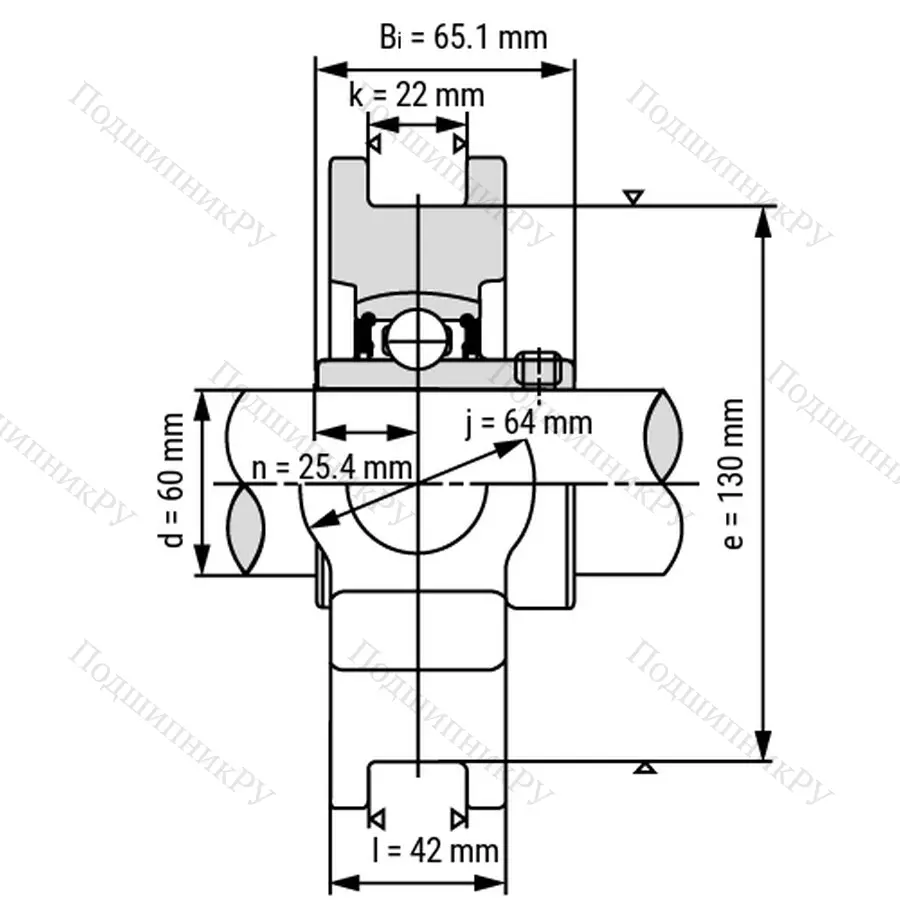 Подшипниковый узел UCT 217 - Вал: 85 мм