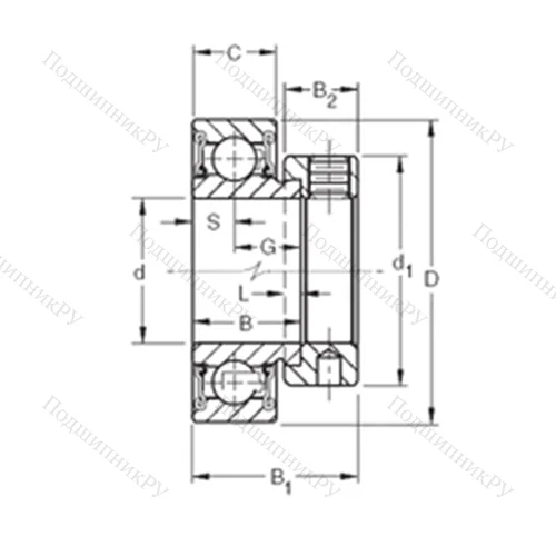 Подшипник шариковый радиальный