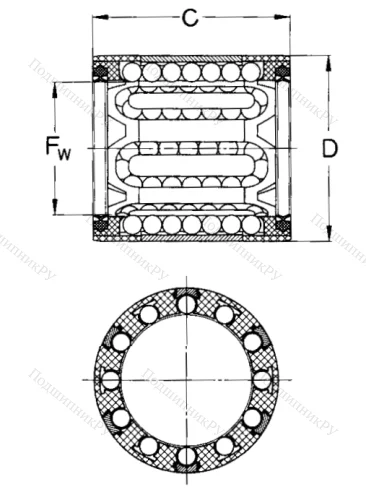Подшипник LBBR 16-2LS в Калининграде