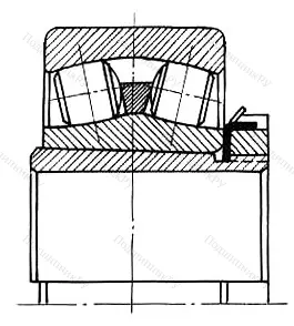 Подшипник  353508 (22209K+H 309) размер 40x85x23/39
