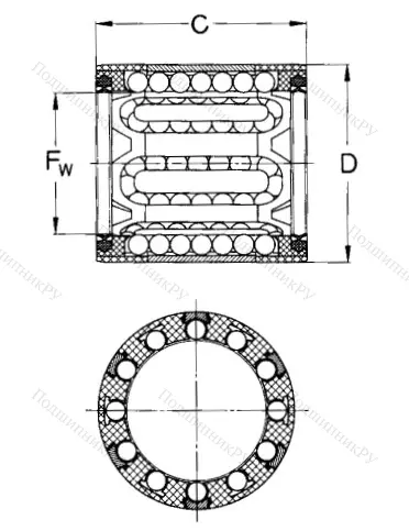 Подшипник LBBR 50-2LS в Калининграде