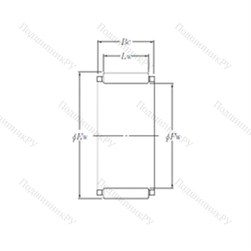 Подшипник игольчатый радиальный KBK 20?25?27.9X